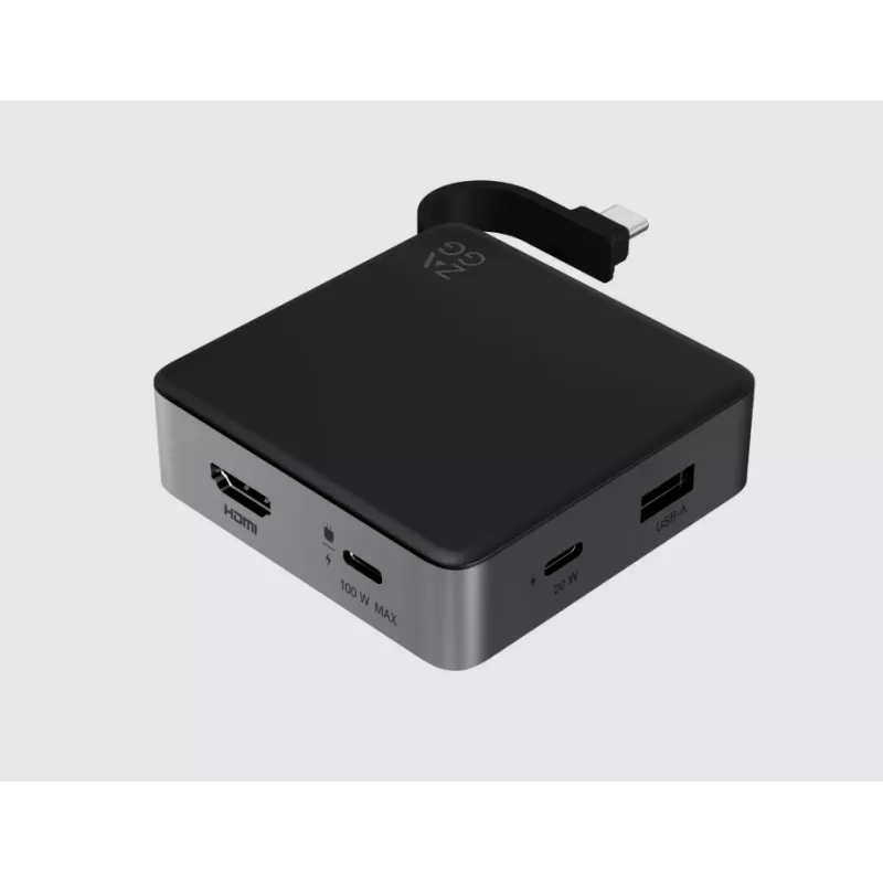 ZAGG Hub de 4 Portas Preto/Cinzento