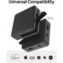 ZAGG Hub de 4 Portas Preto/Cinzento