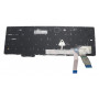 Lenovo 5N21K05102 teclado de substituição, disposição UK, retroiluminado, preto, para ThinkPad T16 / P16s / L15 Gen 4
