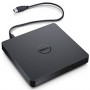 Dell - Unidade - DVD+/-RW - USB2.0 - externa - preta - para Chromebook 3110, 3110 2-in-1, OptiPlex 30XX, 7080, Precision 3260, 7670, Vostro 15 3510 (DW316)