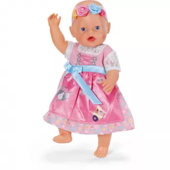 ZAPF CREATION BABY born Dirndl 43cm Fato de Boneca