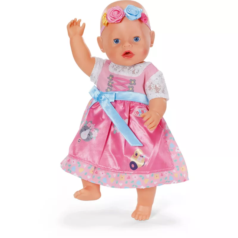 ZAPF CREATION BABY born Dirndl 43cm Fato de Boneca