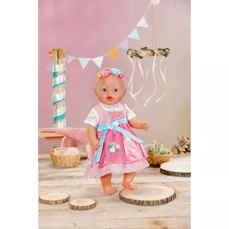 ZAPF CREATION BABY born Dirndl 43cm Fato de Boneca