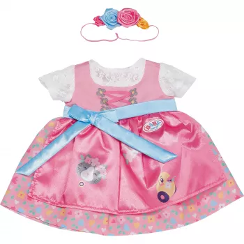 ZAPF CREATION BABY born Dirndl 43cm Fato de Boneca