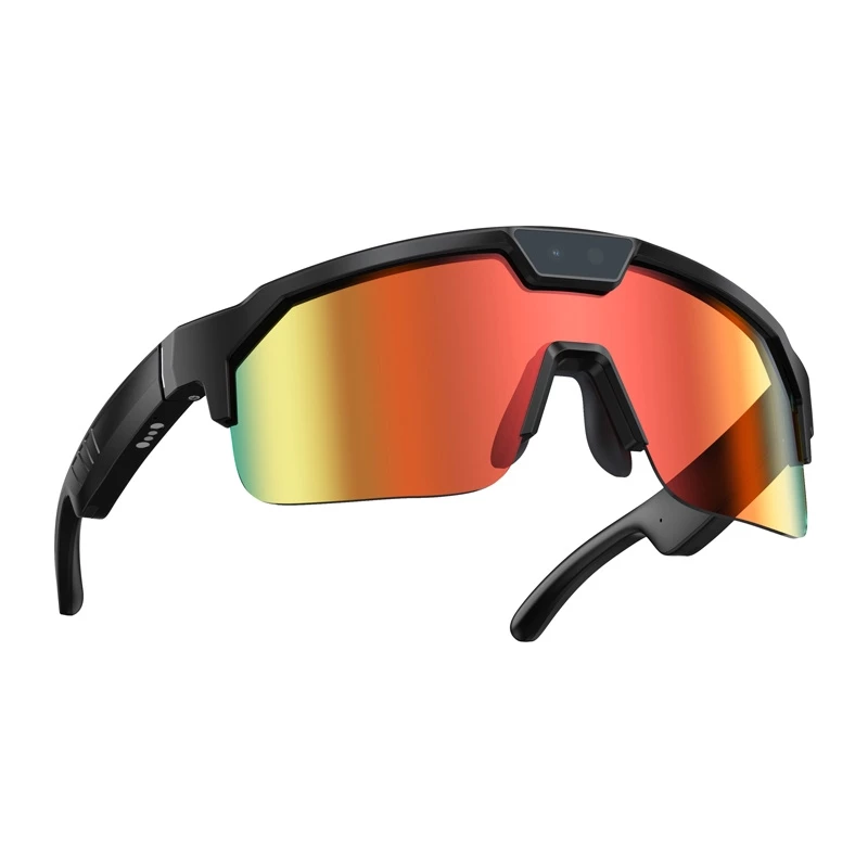 ZEBLAZE Q01 Óculos de Sol Desportivos com IA - Laranja