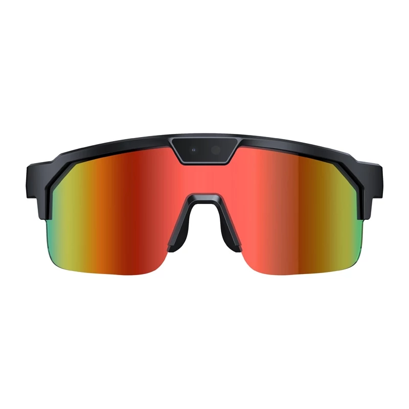 ZEBLAZE Q01 Óculos de Sol Desportivos com IA - Laranja