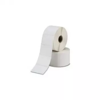 Zebra 8000T etiquetas de papel térmico de transferência All-Temp 76 x 51 mm mate branco adesivo acrílico permanente, 6 rolos x 2740 etiquetas (16440 total) para ZM400, ZM600, série Xi