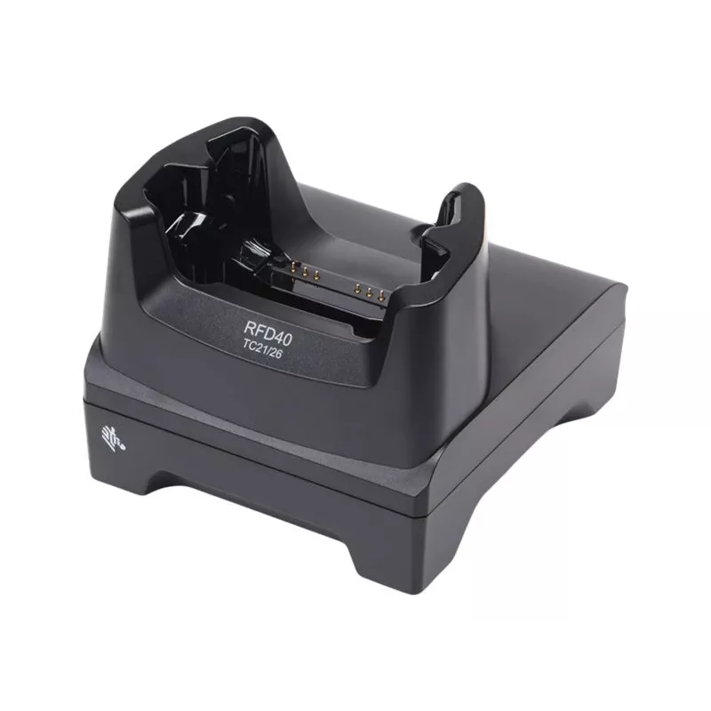 Estação de carregamento individual Zebra para TC21/TC26 – docking station com sincronização de dados USB-C