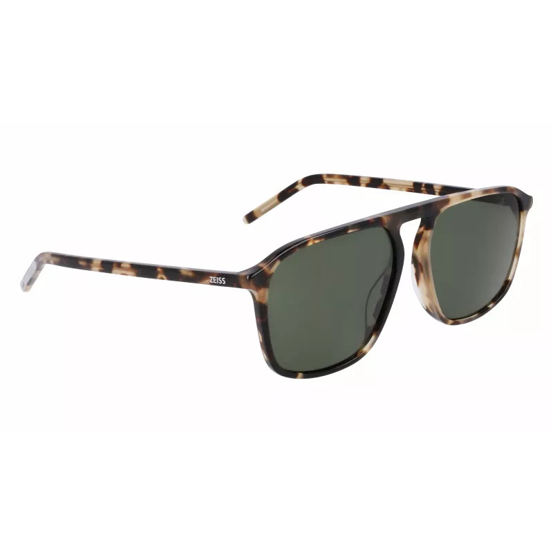 Óculos de sol ZEISS MAN ZS22507S57162 armação retangular em acetato preta lentes cinzentas 57/16/145 mm