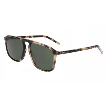 Óculos de sol ZEISS MAN ZS22507S57162 armação retangular em acetato preta lentes cinzentas 57/16/145 mm