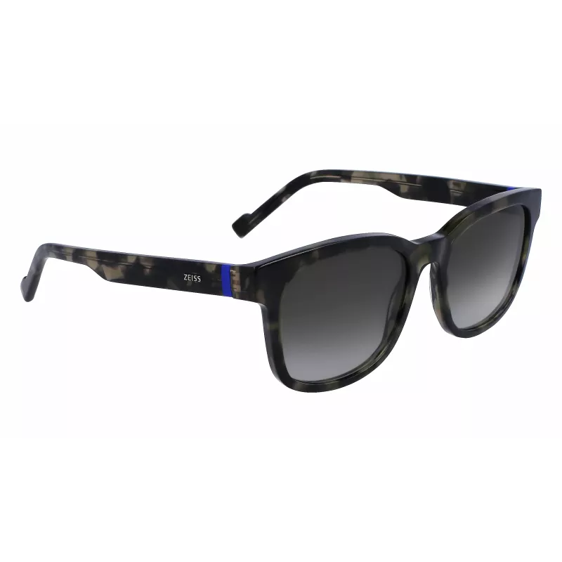 Óculos de sol ZEISS MAN ZS23528S5192 - armação de acetato retangular clássica, proteção UV400, lente 53 mm