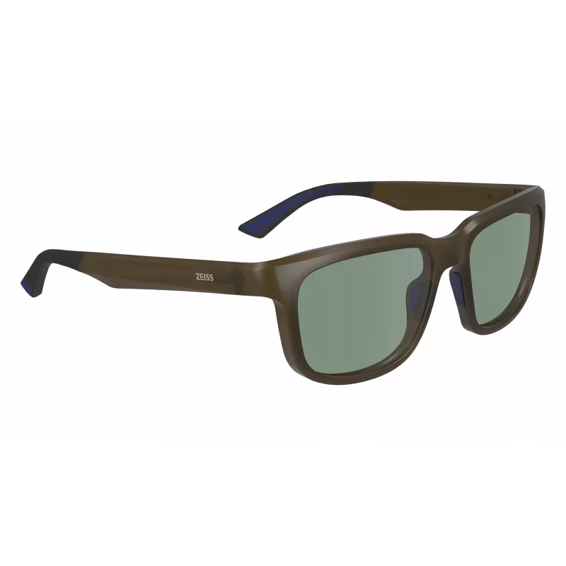 Óculos de sol ZEISS MAN ZS23530S55173 armação quadrada preta lentes cinzentas 55/17/145 mm