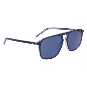 Óculos de sol ZEISS MAN ZS22507S-413 - armação preta, lentes cinzentas polarizadas 57/16/145 mm