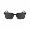 Óculos de sol ZEISS MAN ZS24719S-1 - armação preta de acetato, lentes cinzentas de policarbonato, 54/18/145 mm