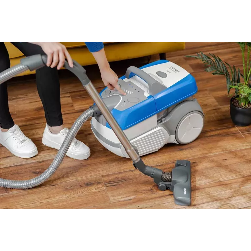 Aspirador com saco Zelmer Leon ZVC9150D, 2100 W, filtro HEPA H13, azul