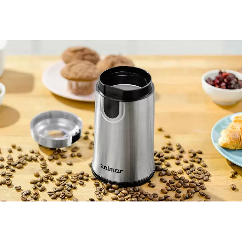Zelmer ZCG7425 moinho de café, 150 W moinho de lâminas, capacidade de 50 g, preto