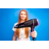 Secador de cabelo iónico Zelmer ZHD8360 2200W preto/prateado com difusor