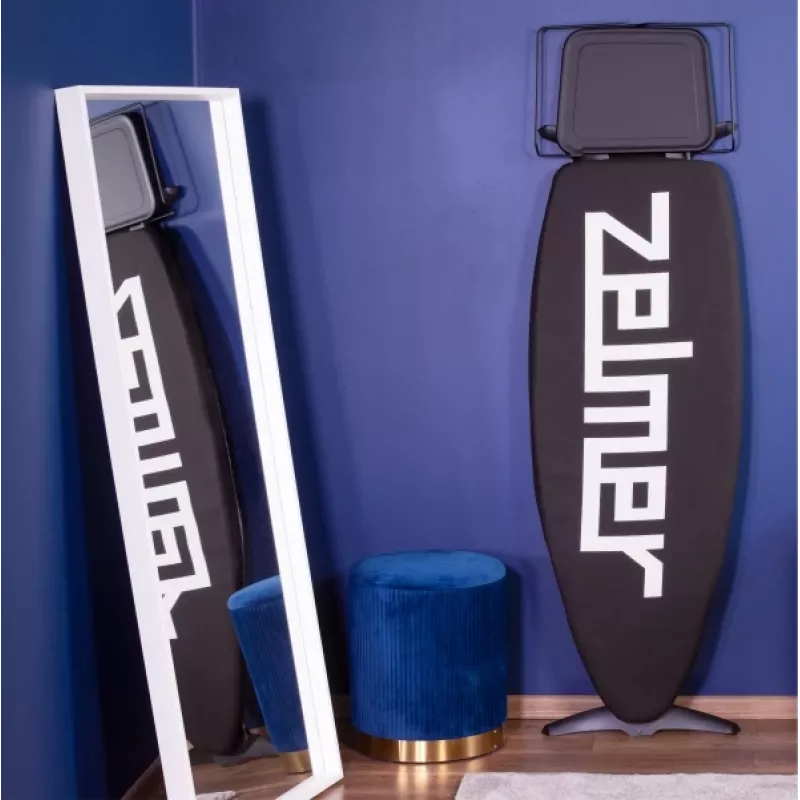 Zelmer ZIB0001 tábua de engomar, 130x47 cm, altura ajustável até 100 cm, capa 100% algodão