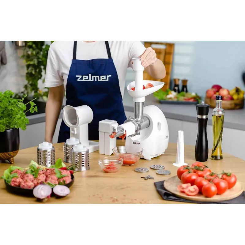 Zelmer ZMM4055B picadora de carne elétrica 1900 W branca