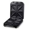 Torradeira de sanduíches Zelmer ZSM7410 1200W para 4 sanduíches, placas antiaderentes, aço inoxidável/preto