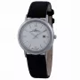 Relógio automático ZENO MAN ZE5177-1 (38mm) mostrador preto bracelete de pele