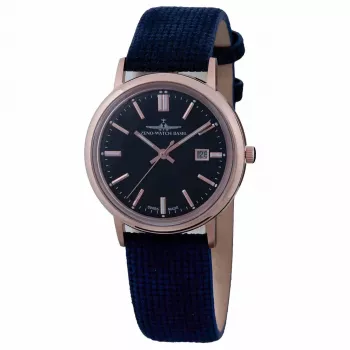 ZENO MAN ZE5177-3 Relógio automático 38mm mostrador preto bracelete de pele