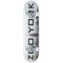 Zoo York Logo Block preto/branco 7.75 deck de skateboard