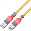 ZVK GmbH EasyLan DualBoot LED Cabo Patch CAT 6 SFTP Ficha RJ-45 para Ficha RJ-45 50cm Amarelo CS1OYCDCD0005