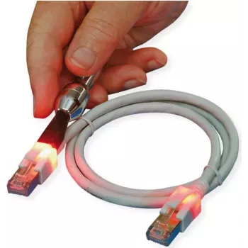 ZVK GmbH EasyLan DualBoot LED Cabo Patch CAT 6 SFTP Ficha RJ-45 para Ficha RJ-45 50cm Amarelo CS1OYCDCD0005