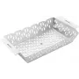 Cesto de churrasco ZWILLING BBQ+ 36x20 cm em aço inoxidável com pegas