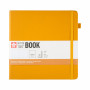 Sakura 94167506 caderno de capa dura com pontos, 20 × 20 cm, Japanese Kerria, 160 páginas