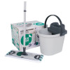 ECO EGO CIRCULAR POWER Conjunto de mopa plana com balde de 13 L e espremedor