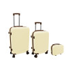 Conjunto de 3 malas ORDINETT, 60 l + 43 l + 15 l, branco