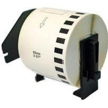RILLPRINT Etiquetas contínuas, PP, 62 mm x 30,48 m, branco, transferência térmica, 1 rolo (85330)