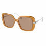 Óculos de sol Swarovski mulher quadrados oversized SK0360 01B 5689794 preto/cinzento degradê 56mm