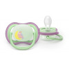 Philips AVENT Ultra Air chupeta noturna 6-18 meses, pack de 2, brilha no escuro