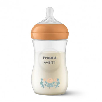 Philips AVENT biberão Natural Response 260 ml com tetina de fluxo médio, 1M+