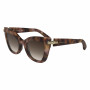 Longchamp LO775S-690 Óculos de sol de senhora, armação Havana, lentes castanhas degradê, 50mm