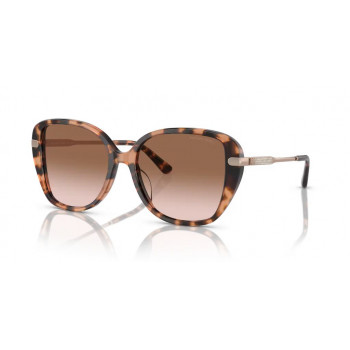 Óculos de sol de mulher Michael Kors MK2185BU34491 Cat-Eye, armação tartaruga castanho-escuro, lentes degradê castanhas, 56/17/140 mm