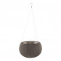 Vaso de flores KETER Cozy S com conjunto de suspensão castanho