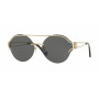 Óculos de sol de mulher Versace VE21841252876 Pilot dourado-claro cinzento degradê 61mm