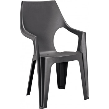 KETER cadeira de jardim Dante High Back cinzento