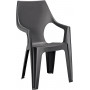 KETER cadeira de jardim Dante High Back cinzento