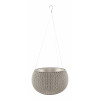 Vaso KETER Cozy S com conjunto de suspensão bege