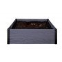 Borda para canteiro quadrado KETER Maple Square 106x106x32 cm cinzento