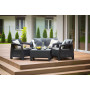 KETER Conjunto de mobiliário de jardim Bahamas Set cinzento