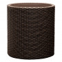 KETER Vaso Grande Cilindro Vaso de plantas castanho