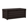 KETER Caixa de arrumação Brightwood 454L castanho