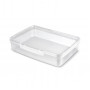Caixa de arrumação retangular CURVER 4,4L Snap Box transparente
