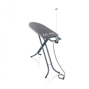 LEIFHEIT Air Board M Black Plus tábua de passar a ferro 120 x 38 cm com tecnologia Thermo-Reflect